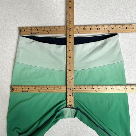 Athleta Women's Size LP Elation Ombre 7/8 Tight Green 405739 - Picture 2 of 8